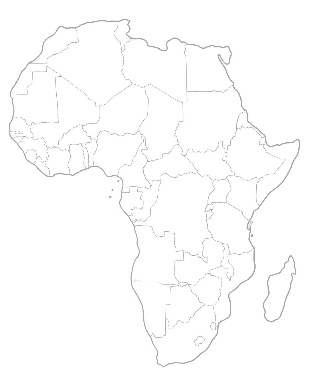 africa map